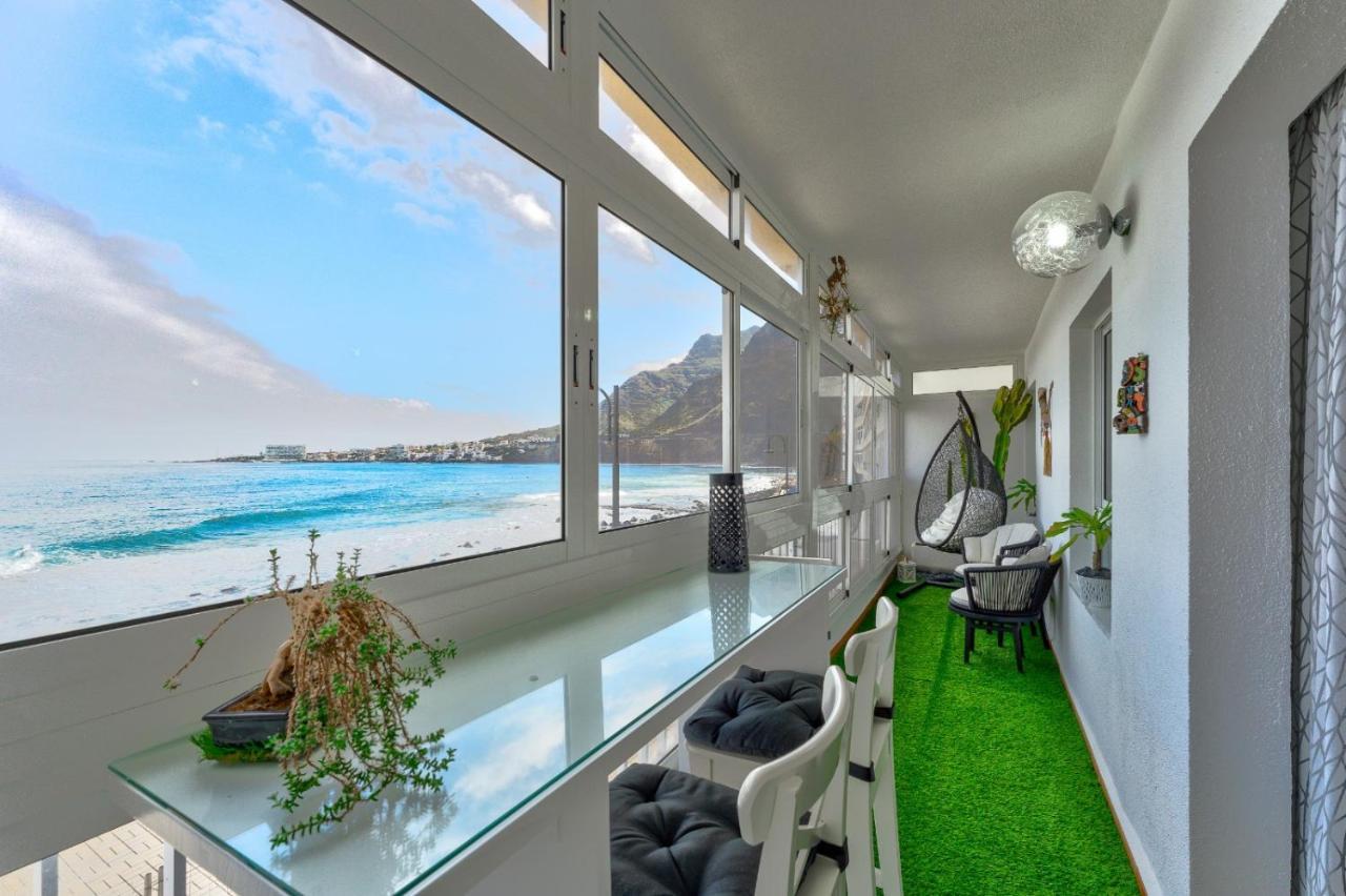 1St Line Sea View 3 Rooms Apartment In Tenerife 92M2 Bajamar  Kültér fotó